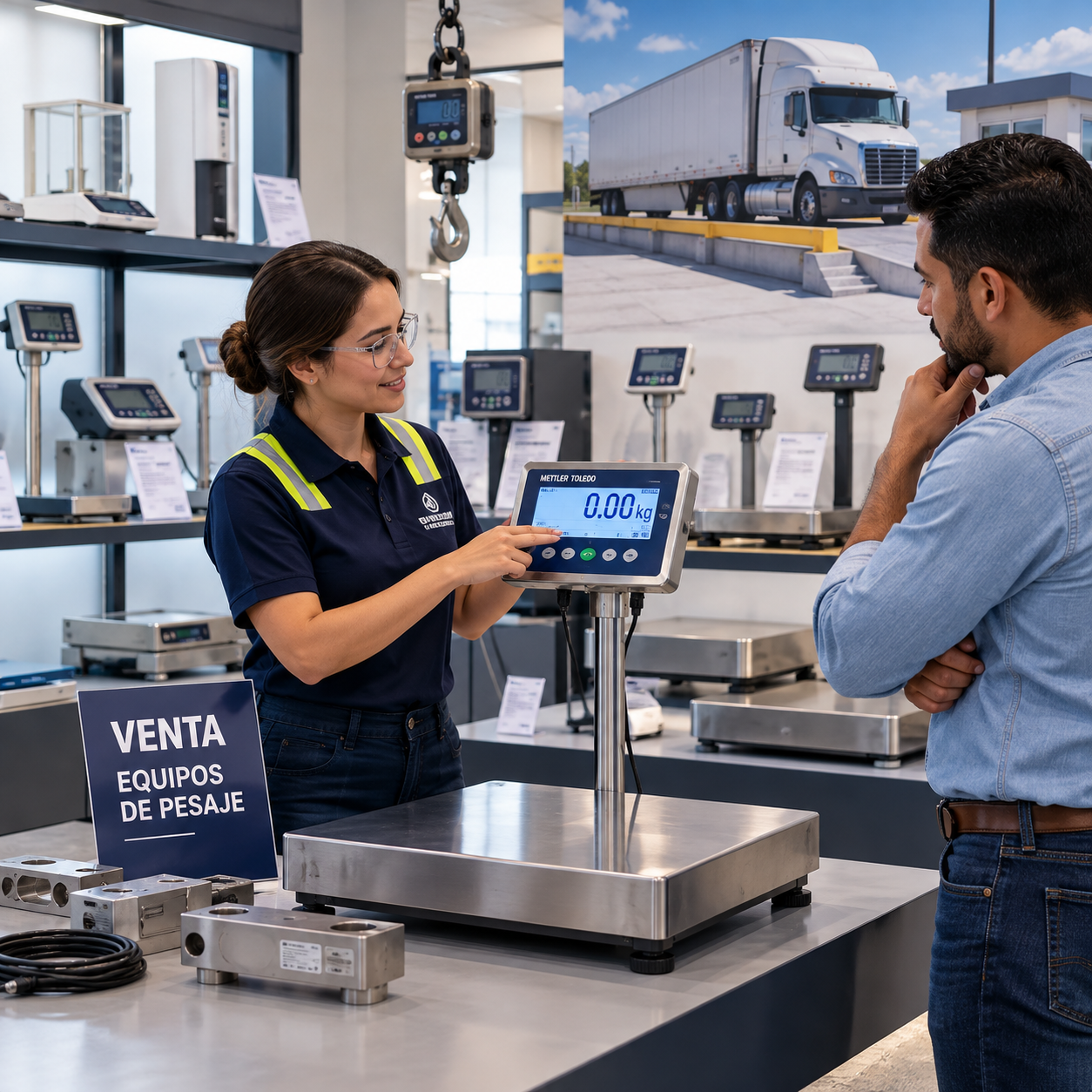 Venta de equipos de pesaje industriales